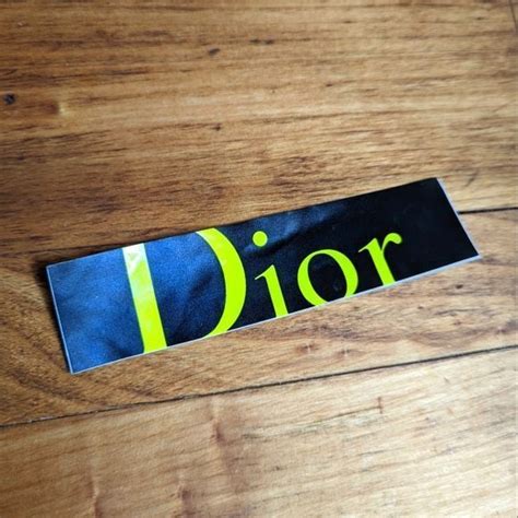 dior logo sticker|where to buy Dior stickers.